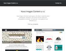 Tablet Screenshot of kavaimages.com